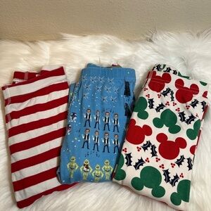 Bundle of 3 Hanna Andersson Organic Cotton Pajama Bottoms